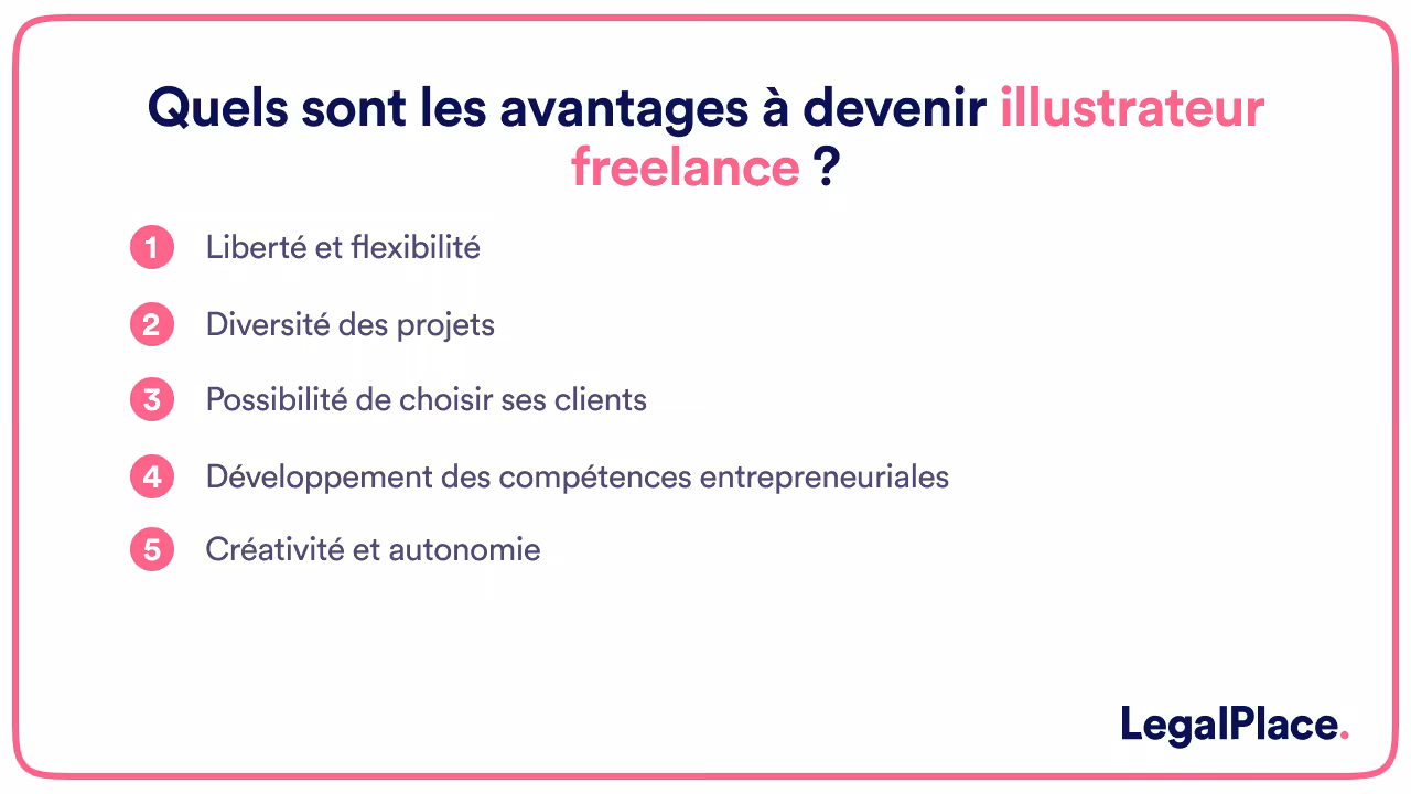 Quelles sont les avantages à devenir illustrateur freelance