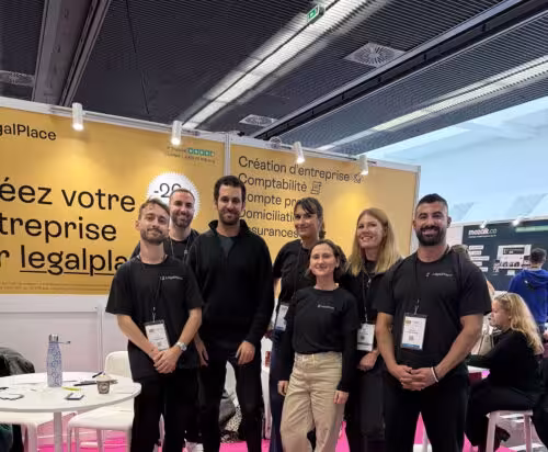 LegalPlace au salon SME avec Racem Razi