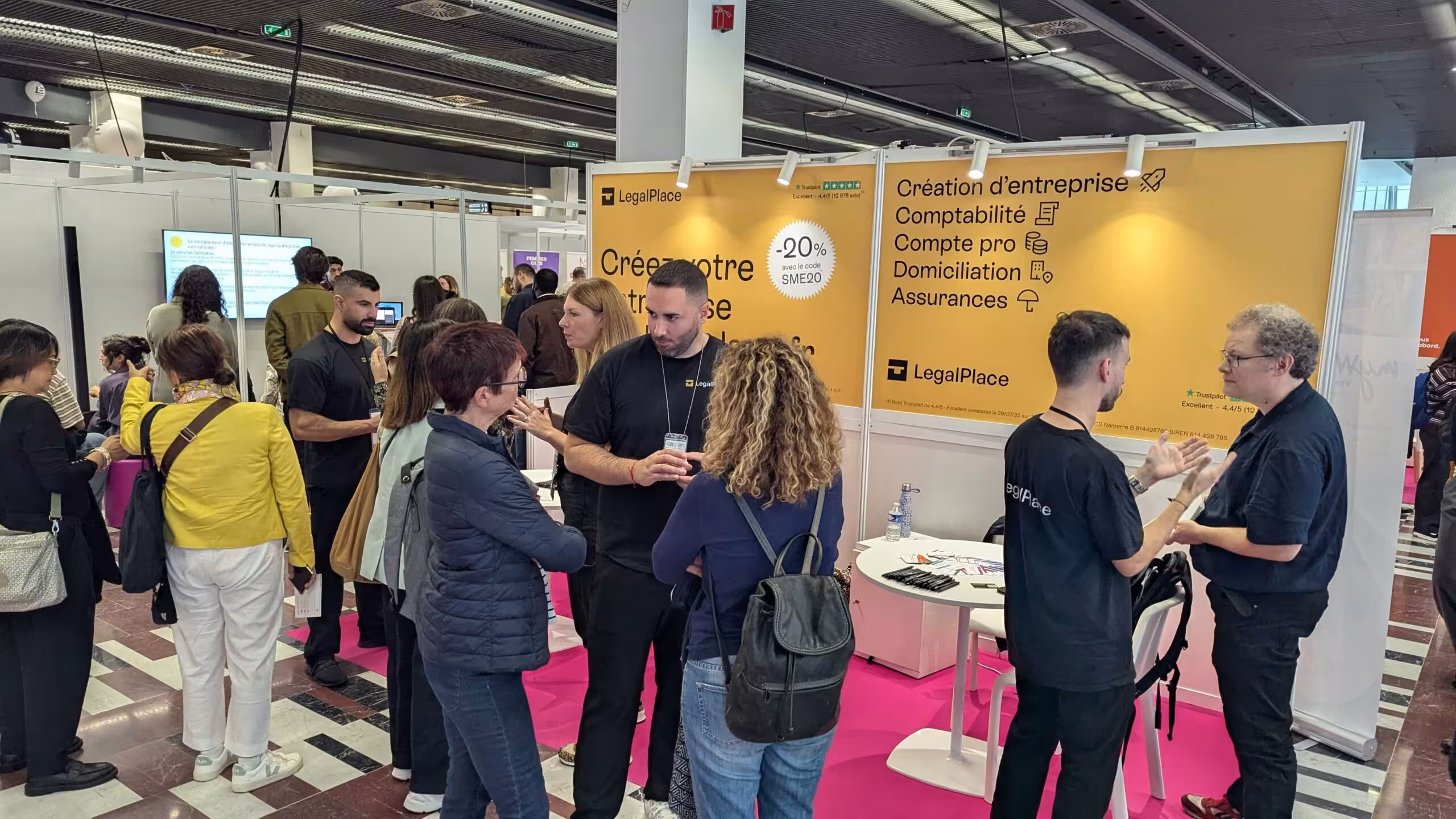 SME et LegalPlace Stand