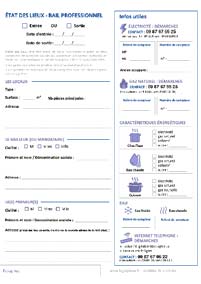 État des Lieux Gratuit à Télécharger - Modèle PDF à Imprimer État des Lieux Gratuit à Télécharger - Modèle PDF à Imprimer