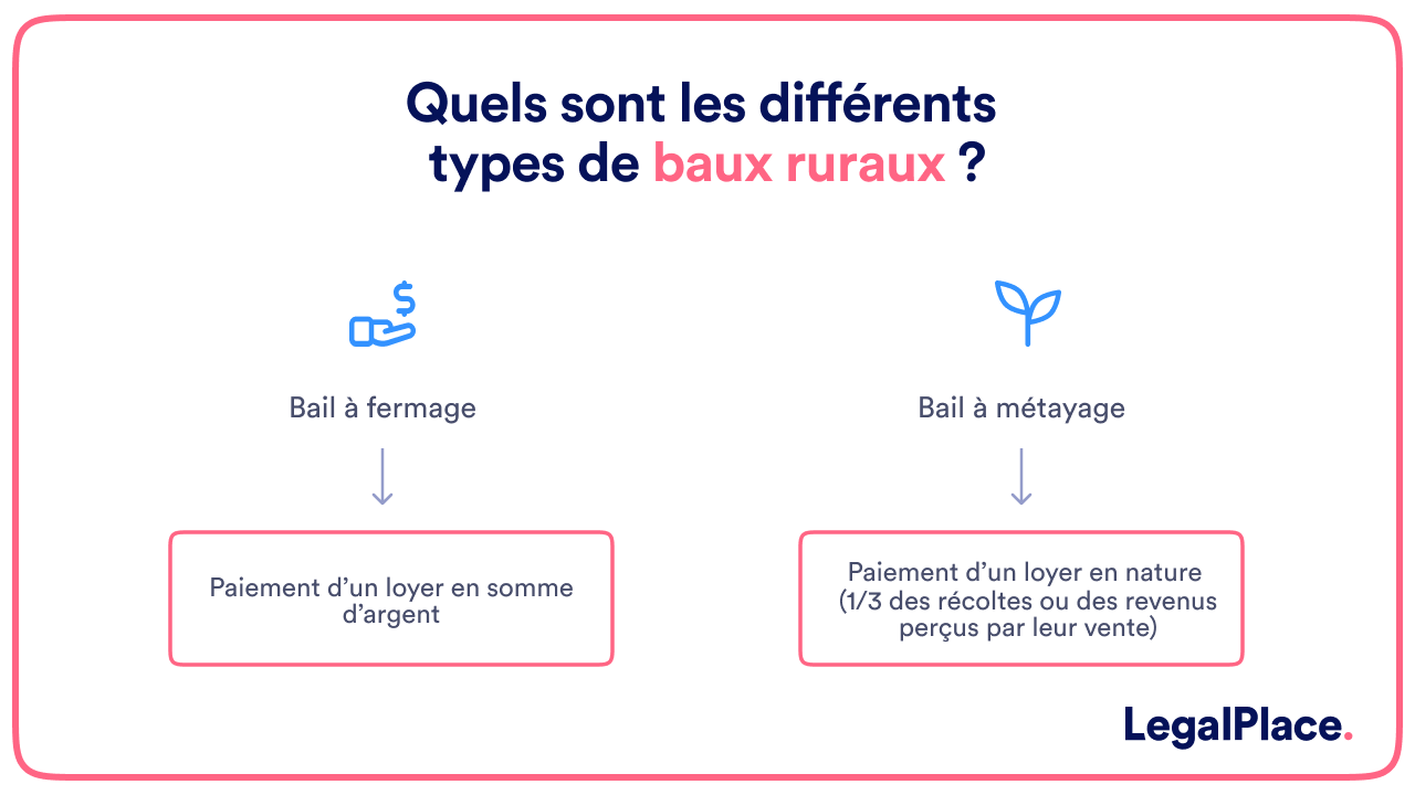 quels sont les differents types de baux ruraux