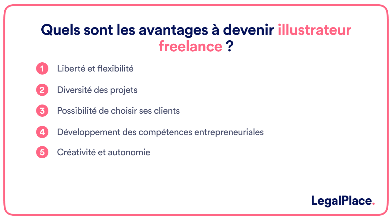 Quelles sont les avantages à devenir illustrateur freelance 