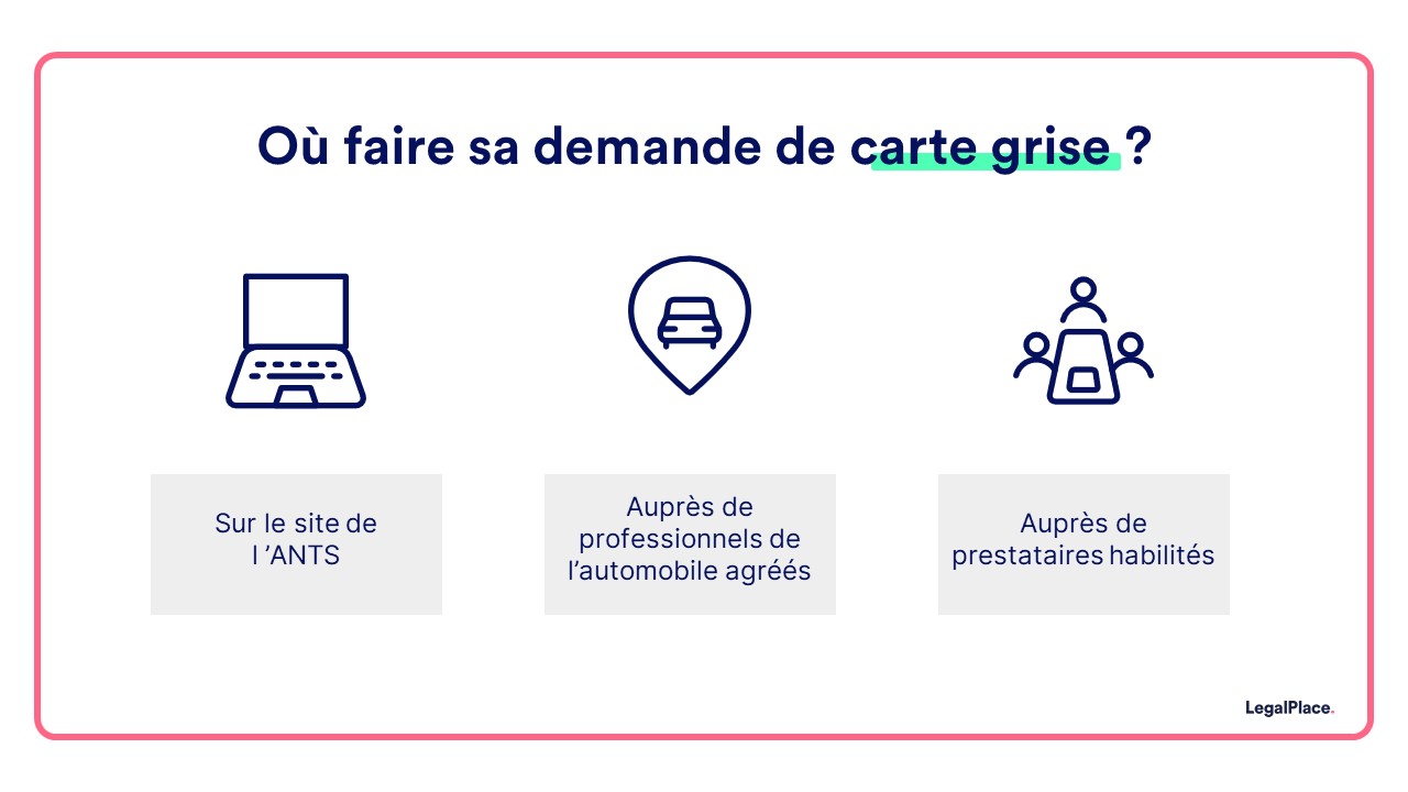 Où faire sa demande de carte grise ?