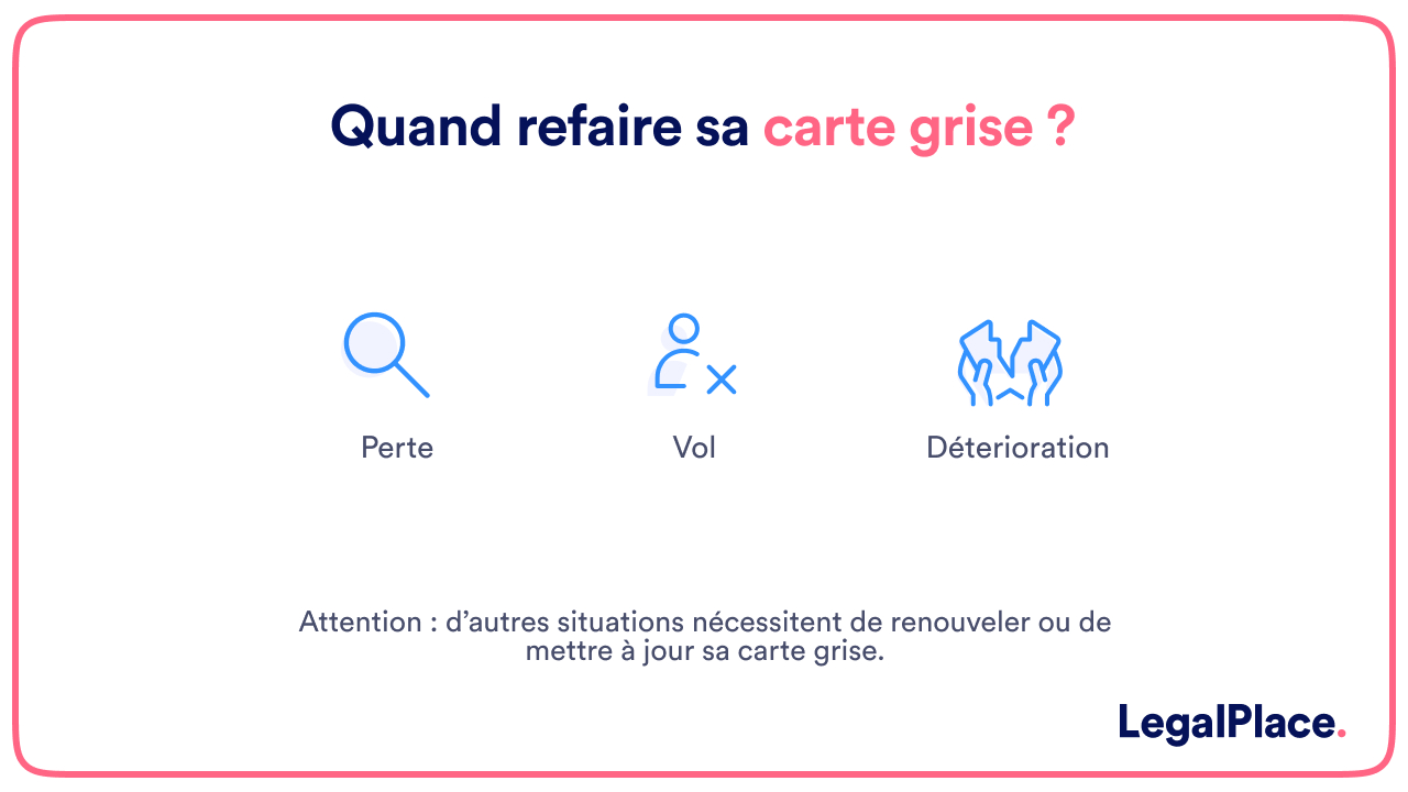 Quand refaire sa carte grise ?