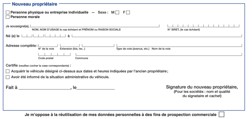 Cerfa Certificat Cession V hicule Imprimer MMED