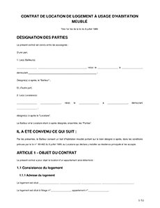 Pap contrat de location