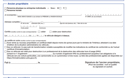 Carte Grise Certificat De Cession Le Guide Complet Sur Les Demarches