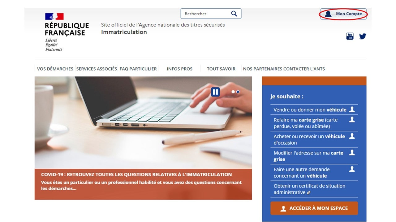 Comment faire sa carte grise sur ants