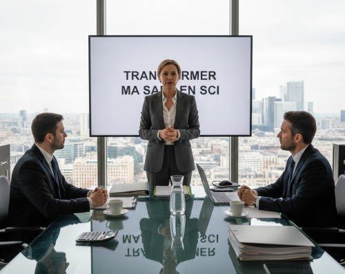 Associés d'une SARL veulent passer en SCI