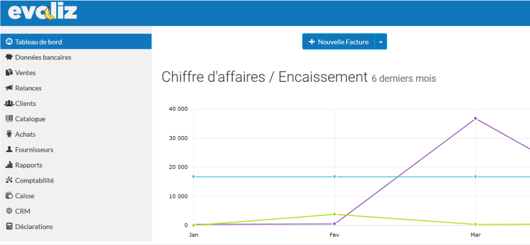 interface logiciel evoliz