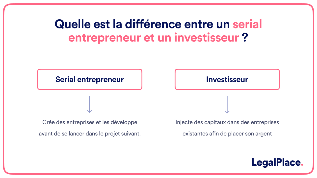 Quelle est la différence entre un serial entrepreneur et un investisseur ?
