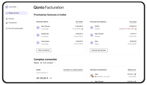 Qonto facturation