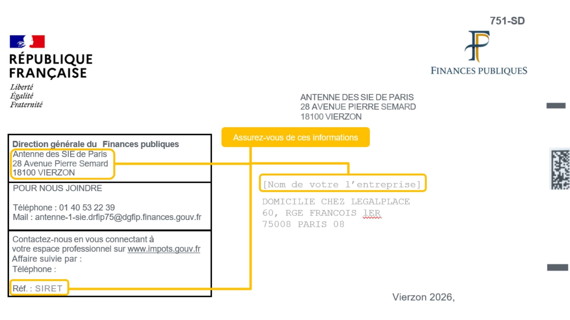 questionnaire relatif à l'activité en-tête courrier