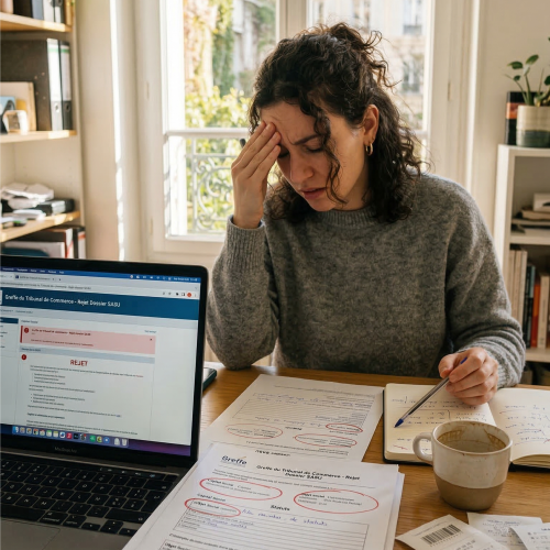 Erreurs création SASU