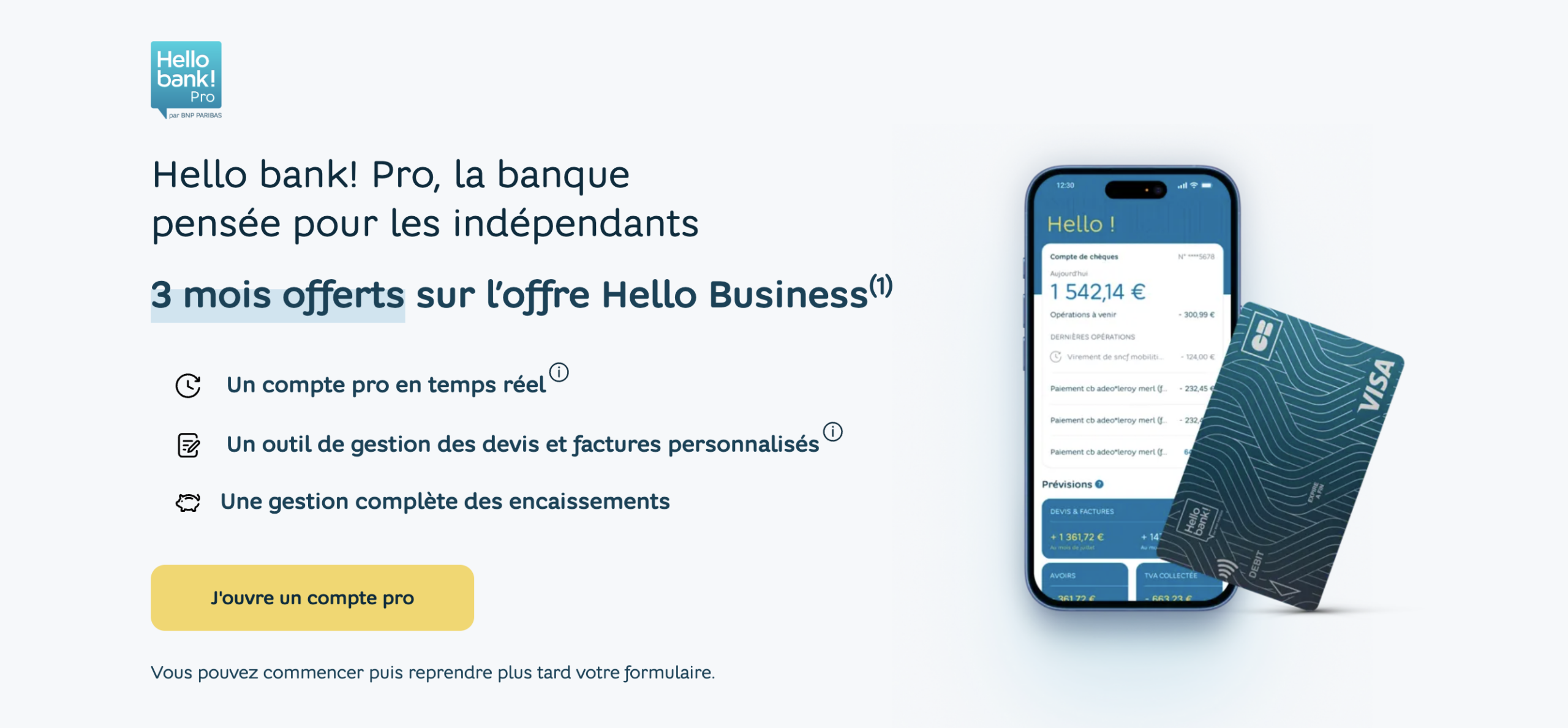 Hello bank pro